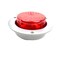 Truck-Lite Led, Red Round, 2 Diode, Marker Clearance Light, P3, Gray Polycarbonate Flange Mount 30251R3 - alternate 6
